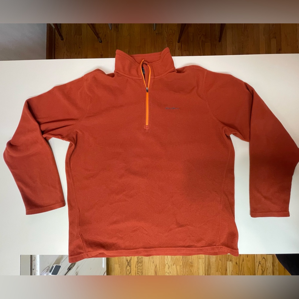 Tall 1/4 zip fleece Eddie Bauer